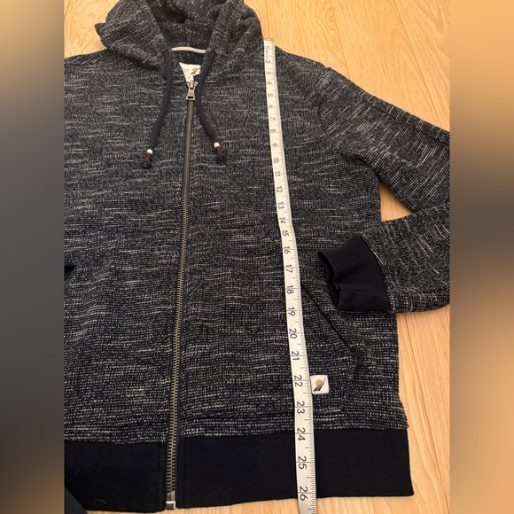 Fundamental Coast men’s sweatshirt zip up blue size M outdoors hiking earthy - Picture 5 of 9